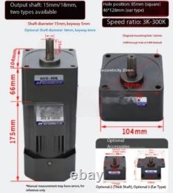 Speed Regulating Motor Adjustable Variable Speed Micro Miniature Gear Motor