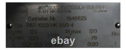 Stöber R67-1029-NK-550-4 5.5kW Variable Speed Geared Motor