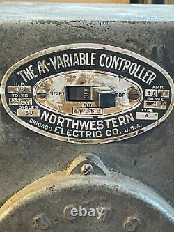 The Ak Variable Controller Northwestern Electric Co Fan Motor Speed Controller