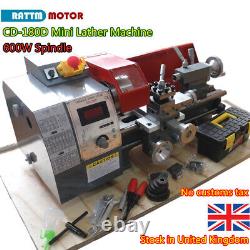 (To UK Free)600W Metal Mini Lathe Benchtop Machine Variable Speed Lathe Milling