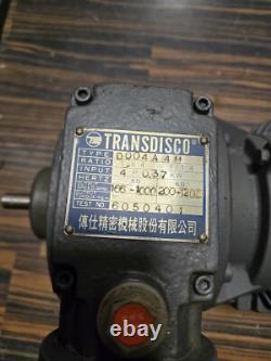 Transdisco Variable Speed Drives motor gearbox sew eurodrive D004A4M