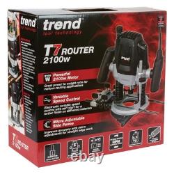 Trend T7 Router T7EK 1/2 Variable Speed Router 2100W Motor 240v