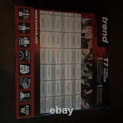 Trend T7 T7EK 1/2 Variable Speed Router 2100W Motor 240v