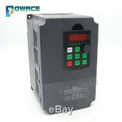 UK7.5KW 220V VFD Variable Frequency Drive Inverter 3-Phase Motor Speed Control