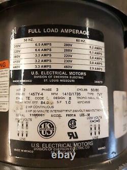 Us Electrical Motors, Bridgeport Milling Machine 2 HP Motor Variable Speed