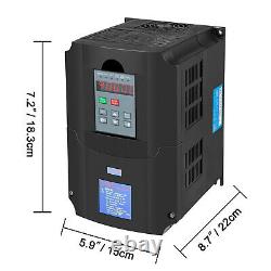 VEVOR 4KW 380V 5HP 20A VFD Variable Frequency Drive Speed Control VSD Motor