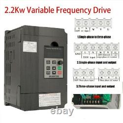 VFD Frequency Speed Controller 2.2KW 220V AC Motor Drive Variable Inverter