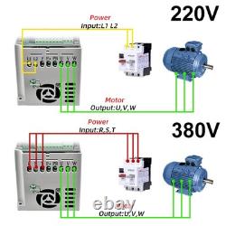 Variable Frequency Drive 0.4-2.2KW 1-3HP 220V 1 Phase VFD Motor Speed Controller