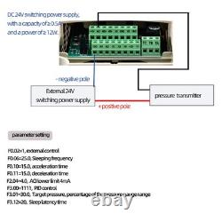 Variable Frequency Drive 0.4-2.2KW 1-3HP 220V 1 Phase VFD Motor Speed Controller