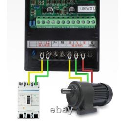 Variable Frequency Drive 2.2KW 3 Phase Motor Speed Controller High Accuracy AM9