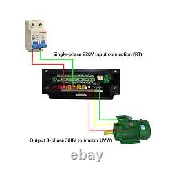 Variable Frequency Drive 220v To 380v 3Phase Motor Speed Controller 11kw 15HP