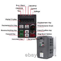 Variable Frequency Drive 220v To 380v 3Phase Motor Speed Controller 11kw 15HP