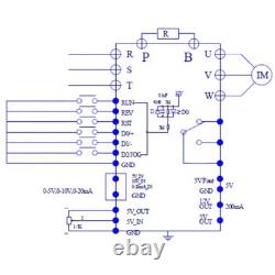 Variable Frequency Drive 3-Phase VFD Motor Speed Controller 380V Output 7.5KW A2
