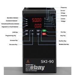Variable Frequency Drive 7.5KW Vector Inverter Motor Speed Converter 3PH AC