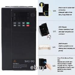 Variable Frequency Drive 7.5KW Vector Inverter Motor Speed Converter 3PH AC380V