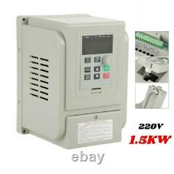 Variable Frequency Drive AC-220V 1.5KW VFD Motor Speed Controller 8A For 3-Phase