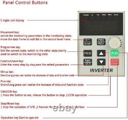 Variable Frequency Drive, AC 220V 2.2KW Motor Speed Controller Variable Frequ