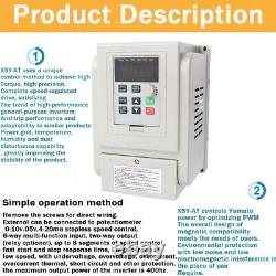 Variable Frequency Drive, AC 220V 2.2KW Motor Speed Controller Variable Frequ