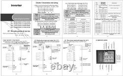 Variable Frequency Drive, AC 220V 2.2KW Motor Speed Controller Variable Frequ