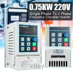 Variable Frequency Drive Inverter CNC Motor Speed VFD Single To 3 Phase 220/380V
