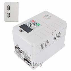 Variable Frequency Drive VFD Single to 3 Phase Motor Speed Control 5.5KW 220V AC