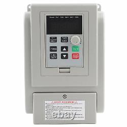 Variable Frequency Drive VFD Speed Controller For Single-phase 1.5kW AC Motor