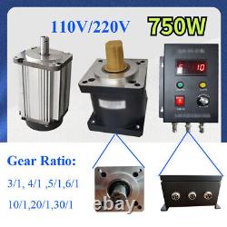 Variable Planetary Gearbox Speed Controller Set 80 Motor Reducer 750W 3000RPM