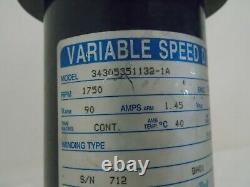 Variable Speed DC Motor Model 34305251132-1a For Infoseal 2612