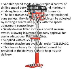 Variable Speed Floor Standing Pillar Drill 650W Motor 1630mm Height 230V