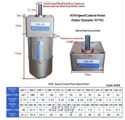 Variable Speed Motor 220V Three-Phase Adjustable Single-Phase Speed Control