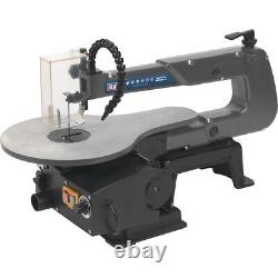 Variable Speed Scroll Saw with 406mm Throat 120W Motor Cast Round Table