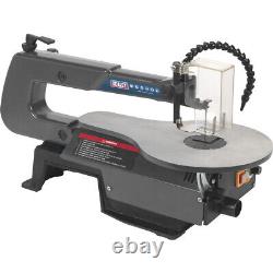 Variable Speed Scroll Saw with 406mm Throat 120W Motor Cast Round Table
