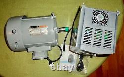 Variable Speed and 3 HP Motor Control Kit with Forward & Reverse-110V Input. New