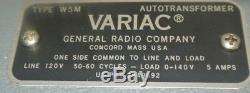 Variarc Transformer (0-140) -120V Type W5M (Variable Speed Motor Control)
