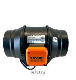 Vevor 4 in Inline Duct Fan 200 CFM AC Motor Variable Speed Control BT-FL16A