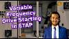 Vfd Variable Frequency Drive Control Of Motor In Etap Lesson 18 For Electrical Engineers