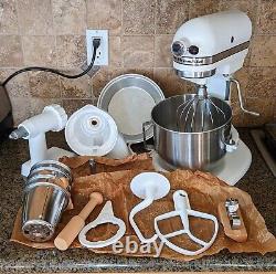 Vintage Kitchenaid Hobart 5qt Mixer + ACCESSORIES PAK in Original Box