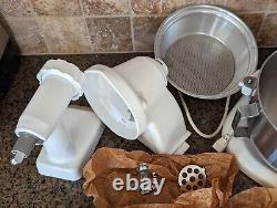 Vintage Kitchenaid Hobart 5qt Mixer + ACCESSORIES PAK in Original Box