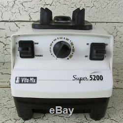 Vitamix Super 5200 Blender Pitcher Variable Hi Speed White Motor VM0103 USA