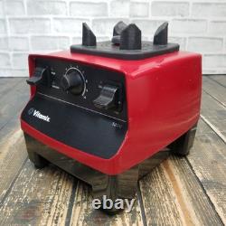 Vitamix VM103 Variable Speed Blender Food Prep RED Machine MOTOR ONLY