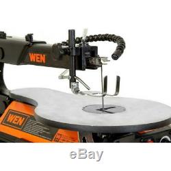 WEN 16 in. Variable Speed Scroll Saw Cut 2-Direction 1.2 Amp Motor Power Tool