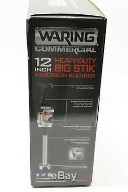 Waring WSB50 40 qt 12 Heavy Duty Immersion Blender with Variable Speed Motor