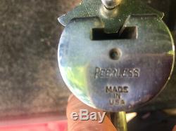 Watchmakers-Jewelers PEERLESS 8mm Lathe With Variable Speed Motor And Collets