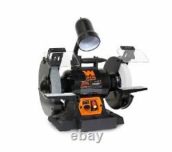 Wen 4280 Bench Grinder Work Light Variable Speed Motor 5 Amp 8 Power Tool New