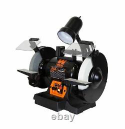 Wen 4280 Bench Grinder Work Light Variable Speed Motor 5 Amp 8 Power Tool New