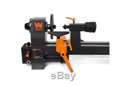 Wen Woodworking Lathes 8 x 12 in. Variable Speed 2-amp Motor Face Plate Benchtop