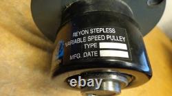 Wilton 1HP electric motor 8201 with Reyon Stepless Variable speed pulley 1588