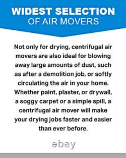 XPOWER P-56A Commercial Air Mover Brushless Motor & Variable Speed Floor Dryer