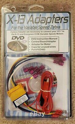 Zebra Instruments VZ-7 Variable Speed ECM Motor Diagnostics Tester & 2 ADAPTERS